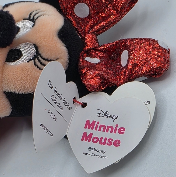 Ty Beanie Baby Disney Minnie Mouse Sparkle Plush - Picture 6 of 11